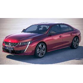3D Peugeot 508 GT 2019 model